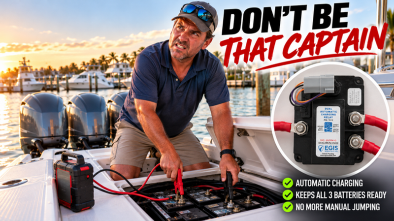 Automatic Charging Relay (ACR) for Boats: Egis vs. Blue Sea