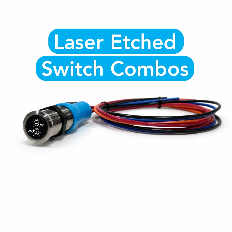 22mm Bluewater Etched Switch Combos