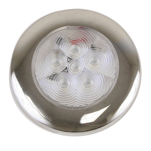 Scandvik B3 Downlight Surface Mount  Blue  SS Trim  IP67  1224V 41321P