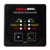 FireboyXintex Two Zone Detection  Alarm Panel  258 Display  1224V DC FBD2R