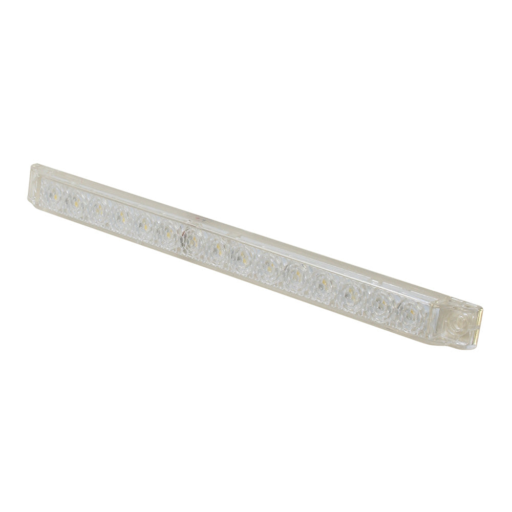 Scandvik 8 LED Light Strip  White wGasket  12V 41644P