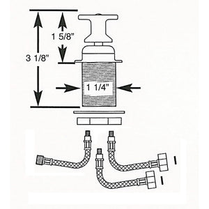 Scandvik THandle Shower Mixer Control 10617P