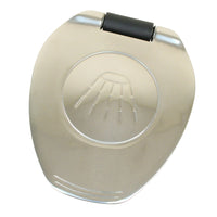 Scandvik Black  SS Recessed Transom Shower HandleHose  VerticalHorizontal Mount  6 Hose 12124P