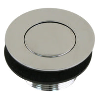 Scandvik Sink Drain wFlip Stopper  Chrome Plated Brass 19006P