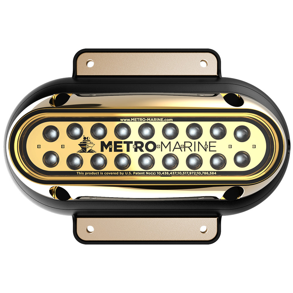 Metro Marine HighOutput Elongated Surface Mount Light wIntelligent Monochromatic LEDs  White 45 Beam FSME1HW345