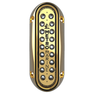 Metro Marine HighOutput Elongated Vertical Mount Light wIntelligent Monochromatic LEDs  Blue 45 Beam FBME1VB345