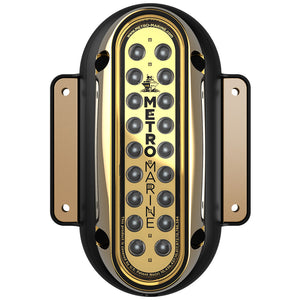 Metro Marine HighOutput Vertical Surface Mount Light wIntelligent Monochromatic LEDs  Blue 90 Beam FSME1VB390