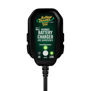 Battery Tender 12V 800mA Lead AcidLithium Selectable Battery Charger 0220199DLWH