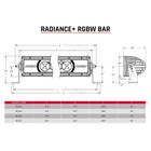 RIGID Industries Radiance  50 Light Bar  RGBW 250053