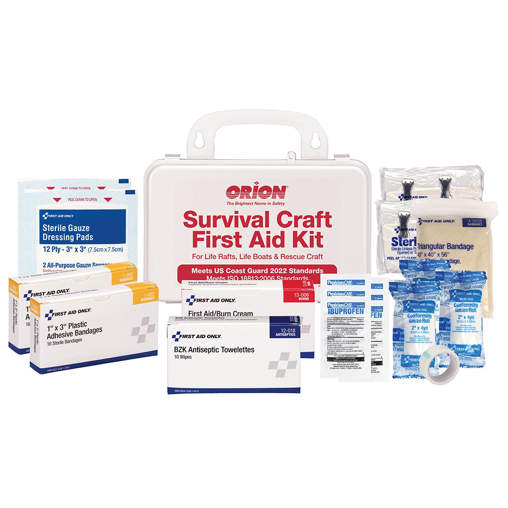 Orion Survival Craft First Aid Kit  Hard Plastic Case 816