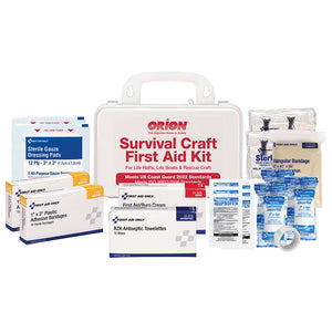 Orion Survival Craft First Aid Kit  Hard Plastic Case 816