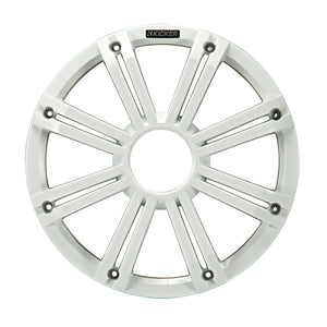 KICKER KMG10 10 Grille fKM10  KMF10 Subwoofers  White LED Lighting 45KMG10W