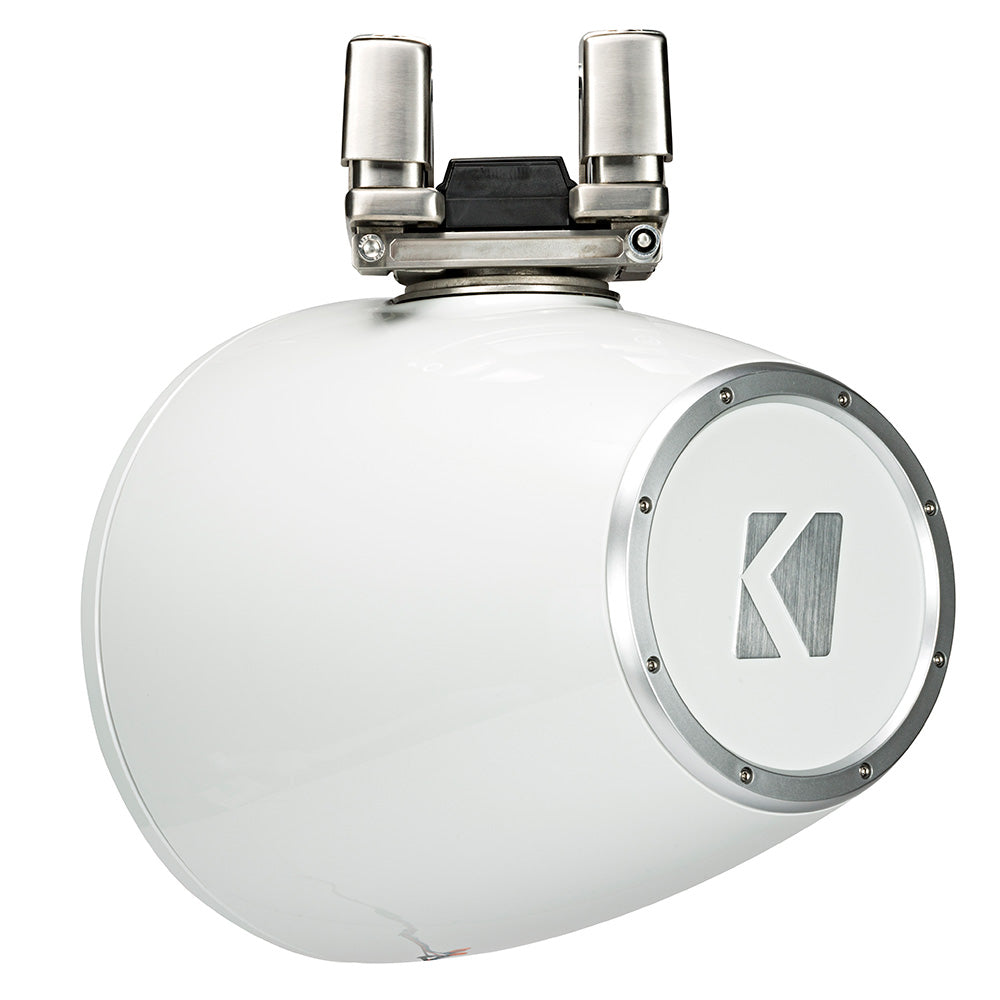 KICKER KMTC11 11 Horn Loaded Tower System  4Ohm White 44KMTC114W