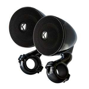 KICKER PSM 3 WeatherProof Mini Enclosed Speaker Pair  2Ohm Black 47PSMB32