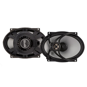 KICKER PSC572 5x7 Harley Davidson Replacement Coaxial Speakers  2Ohm Black 48PSC572