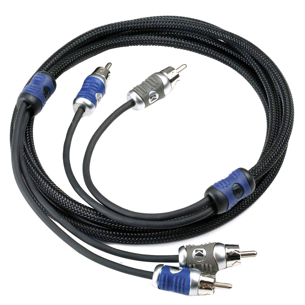 KICKER QSeries 2Channel RCA Interconnect  4M 46QI24