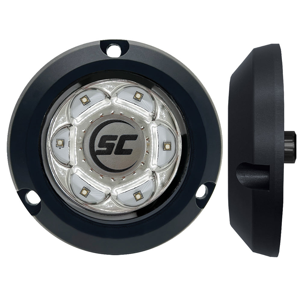 ShadowCaster SC2 Series Polymer Composite Surface Mount Underwater Light  Great White SC2GWCSM