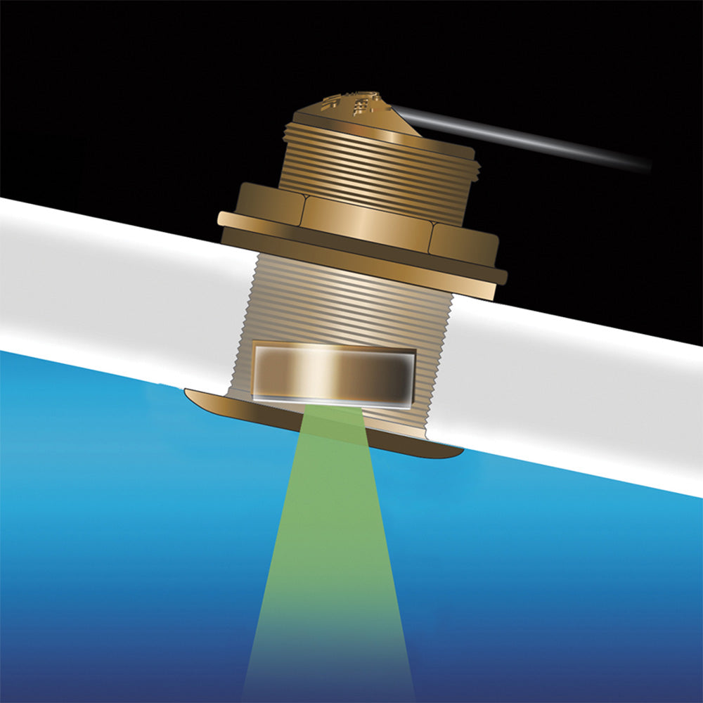 Airmar B75HW High Wide Chirp Transducer  12 Degree Deadrise 600W Thru Hull B75C12HWMM