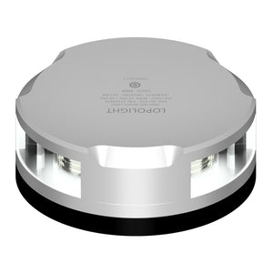 Lopolight Masthead360Degree Light  2NM  Silver Housing wFB Base 201020FB