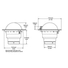 Ritchie SS5000 SuperSport Compass  Flush Mount  Black SS5000