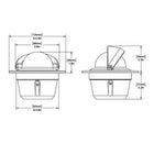 Ritchie F50W Explorer Compass  Flush Mount  White F50W
