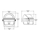 Ritchie B81 Voyager Compass  Bracket Mount  Black B81