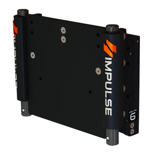 IMPULSE 6 Set Back Electric Jack Plate wStandard Control  Black Anodize 75052B
