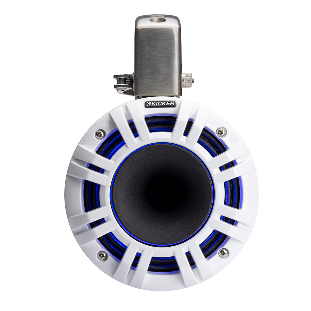 KICKER KMTCXL65 65 LED Horn Loaded Compression Driver Tower System  White 51KMTCXL65W