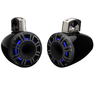 KICKER KMTCXL8 8 LED Horn Loaded Compression Driver Tower System  Black 51KMTCXL8