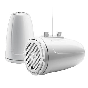 JL Audio M3 Series 77 Enclosed Tower Coaxial System wGloss White Classic Grille  M3770ETXv3GwCGw 0100326600