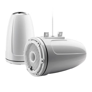 JL Audio M6 Series 77 Enclosed Tower Coaxial System wGloss White Classic Grille  M6770ETXv3GwC3Gw 0100385600