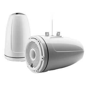 JL Audio M6 Series 88 Enclosed Tower Coaxial System wGloss White Classic Grille  M6880ETXv3GwC3Gw 0100385700