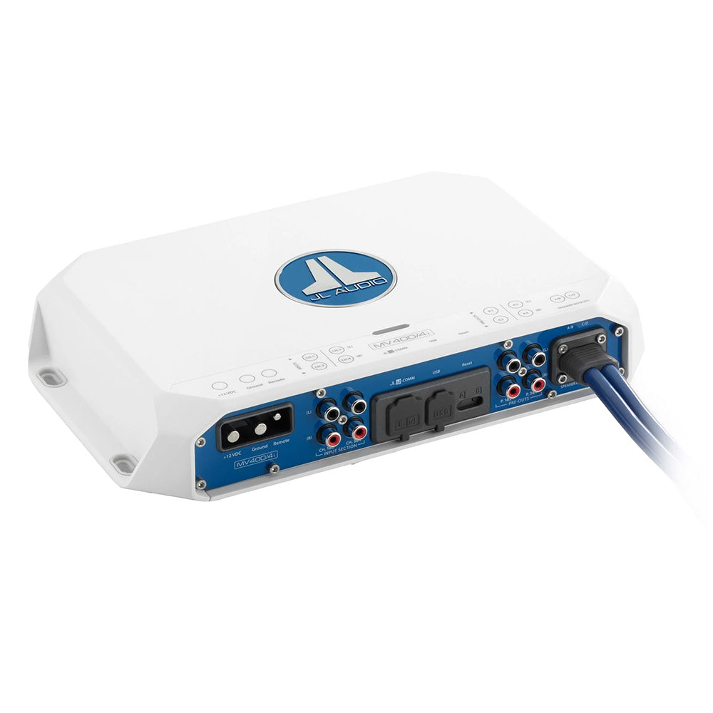 JL Audio MVI Series 400w 4 Channel FullRange Amplifier wIntegrated DSP  MV4004i 0100333700