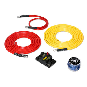 JL Audio Premium 6 AWG 12v Power Connection Kit fSingle Amplifier Within 10 of Battery  XMDPCS50A1L10 0101341700