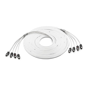 JL Audio 4 Channel 25 Marine Audio RCA Cable  XMDWHTAIC425 0101347500