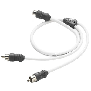 JL Audio 2 Channel Marine Audio YAdaptor 1 Female Jack to 2 Male Plugs  XMDWHTAICY1F2M 0101355200