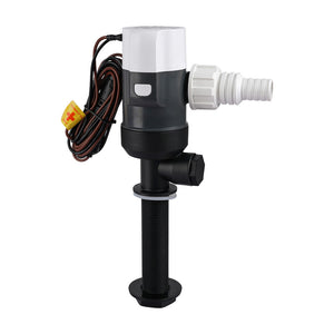 Commodore 1100 GPH Vertical Livewell Pump  Long  12V CMC311100L