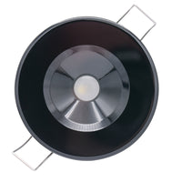 Lumitec Illusion Flush Mount LED Down Light  Warm White  Dimming  Black Housing 117159