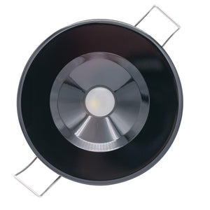 Lumitec Illusion Flush Mount LED Down Light  Warm White  Dimming  Black Housing 117159