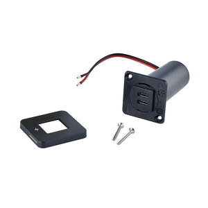 Scanstrut TILE USBC Interior Charging Socket  1224V  Black Bezel SCTILE20