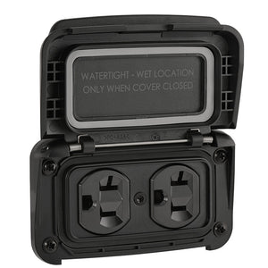 Scanstrut Ventura Series Dual AC Outlet  125V  20A SCVP1