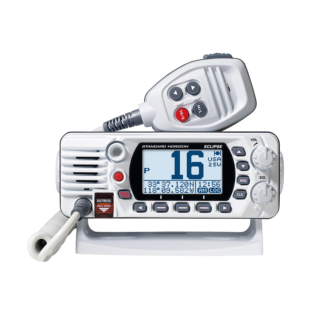 Standard Horizon GX1410W Eclipse Series 25W Fixed Mount VHF  White GX1410W