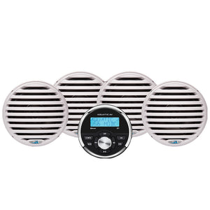 Aquatic AV Economy Gauge StereoSpeakers Kit  White EG200