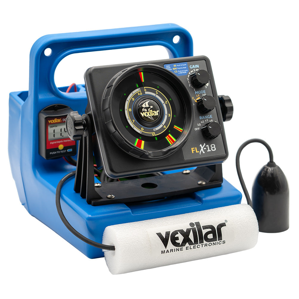 Vexilar FLX18 Genz Pack w12 Degree IceDucer  DD100 GPX1812