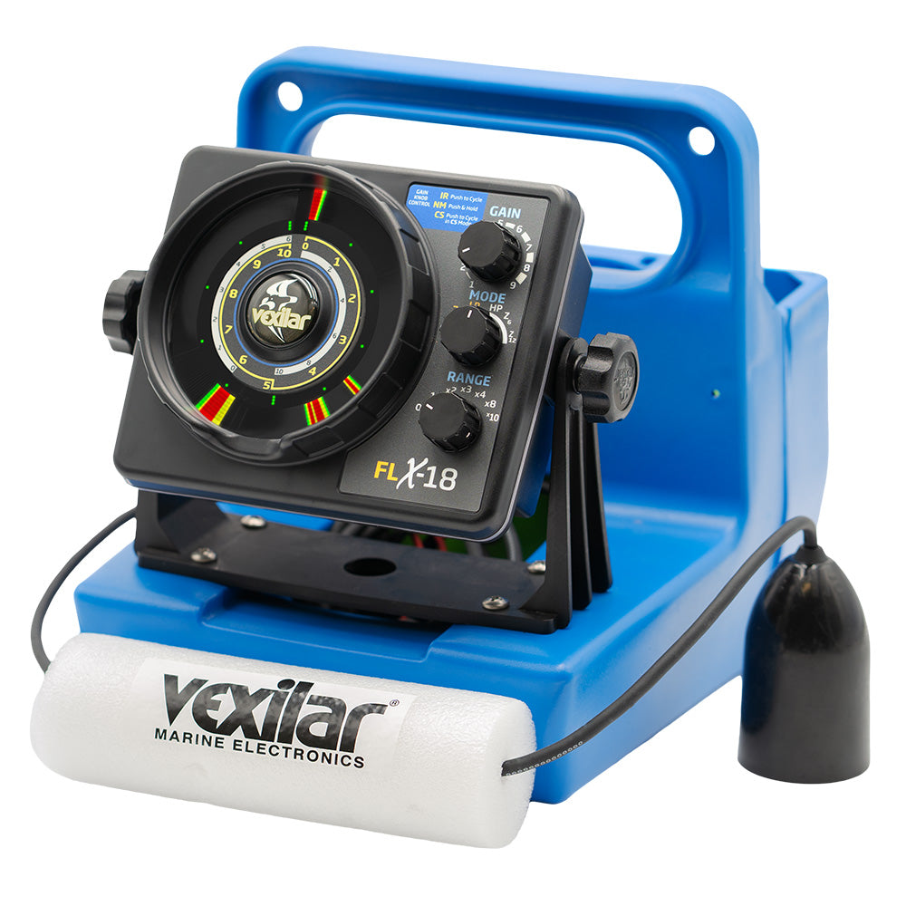 Vexilar FLX18 Genz Pack w12 Degree IceDucer  DD100 GPX1812