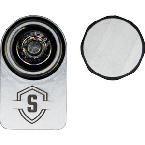 Secure Outdoors Elite Lock  Single  Minn Kota QRB  Silver SOELSMKSV