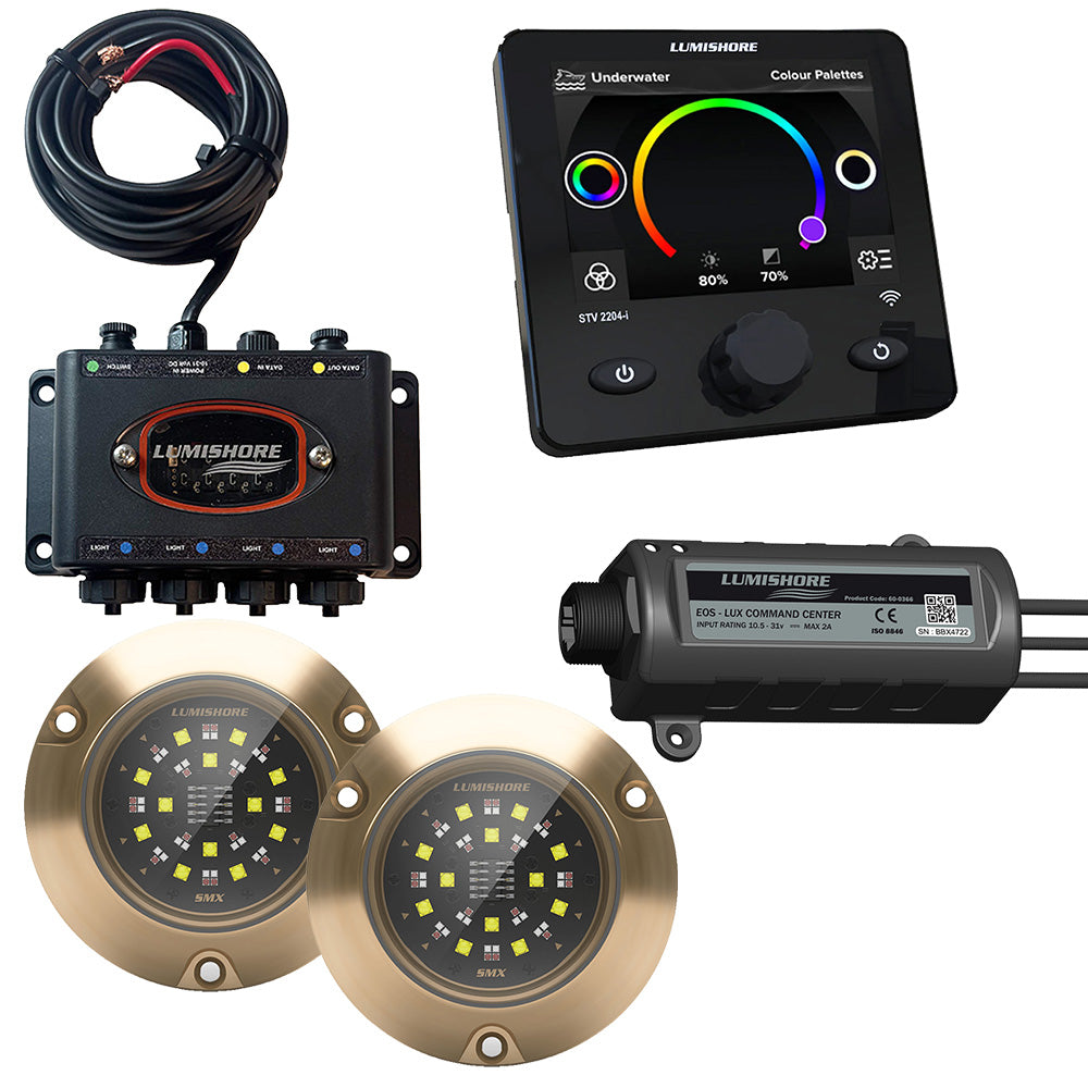 Lumishore LUX SMX154 2 Lights HUB LUX Command Center Display 0100451100