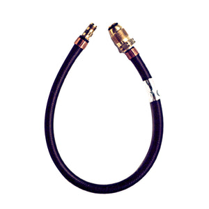 Trident Marine 20 Pigtail Hose Male Fitting x 14 Male Inverted Flare Fitting 1014140120