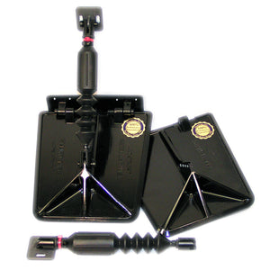Lectrotab Smart Tab SX Composite Trim Tabs 95 x 10 f1216 Boat w40  80HP  Black SX951040
