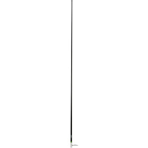 Scout 8 Black VHF Antenna 6dB Heavy Stainless Steel Ferrule w6M RG8x Includes PL259 Heavy Duty Offshore Antenna KS43 PF